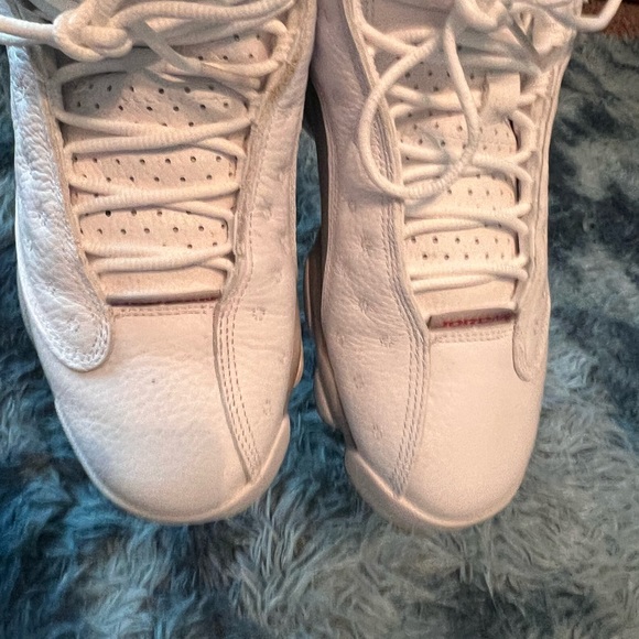 White Air Jordan high tops size 8 - Picture 5 of 9